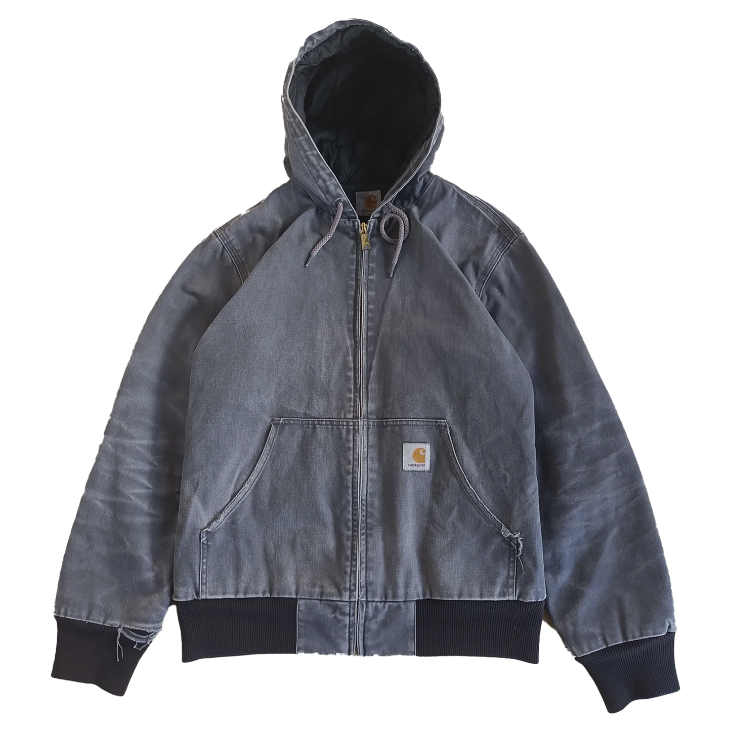 Carhartt Kapuzen-Arbeiterjacke Grau