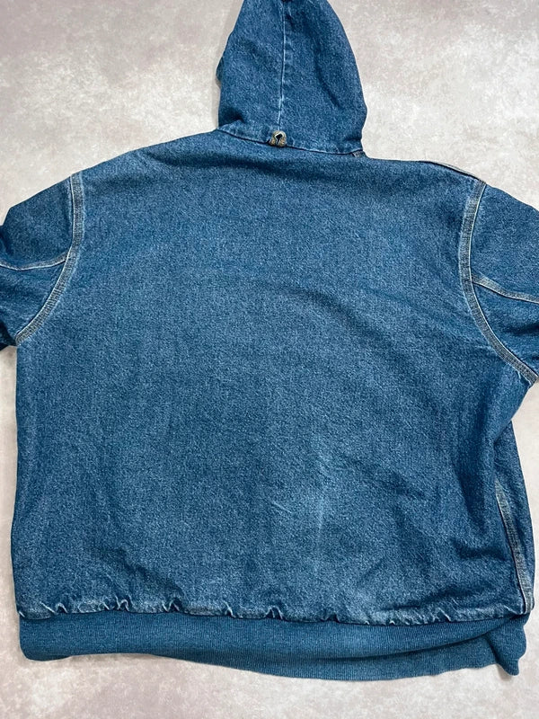 Vintage Work Active Jacket Jean Blue