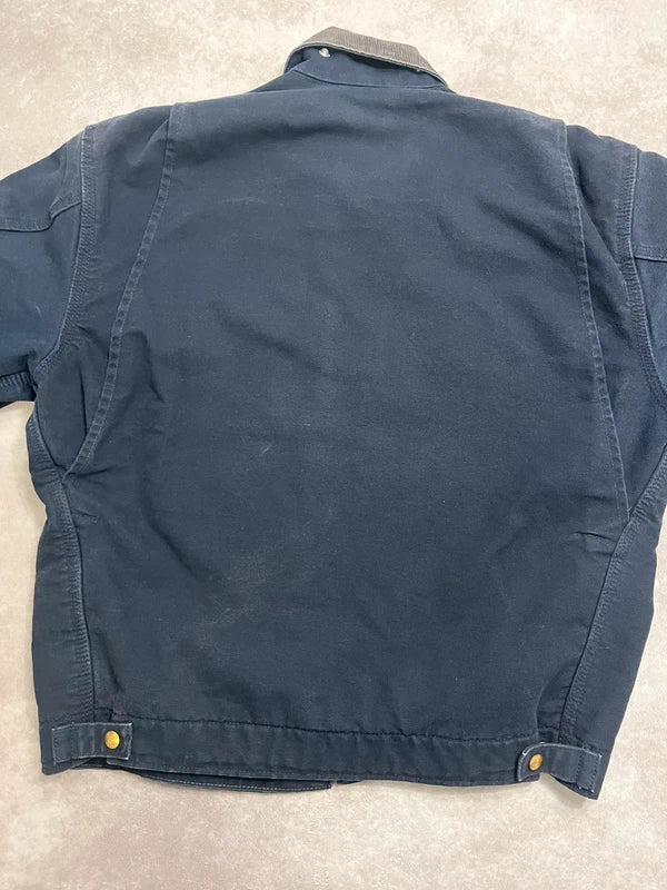 Vintage Detroit Jacket Navy Blue L