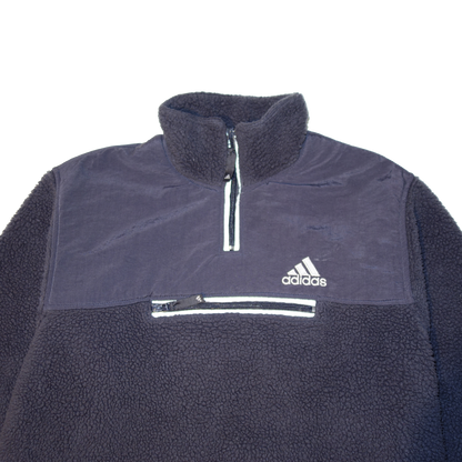 Vintage Adidas Fleece Half-Zip