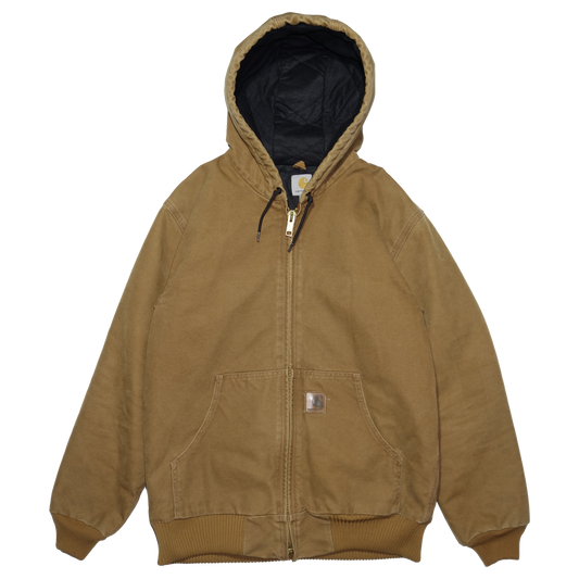 Carhartt Kapuzen-Arbeiterjacke Braun