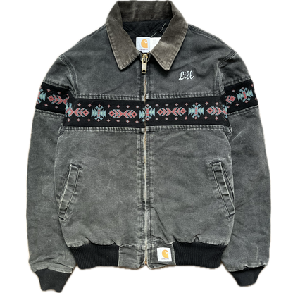 Carhartt Aztec Santa Fe Jacket  90s Grey - M