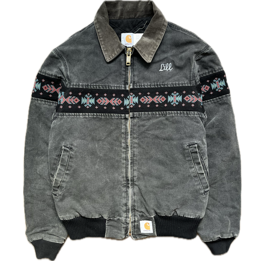 Carhartt Aztec Santa Fe Jacket  90s Grey - M