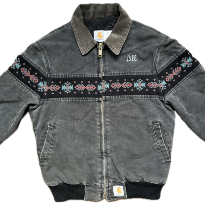 Carhartt Aztec Santa Fe Jacket  90s Grey - M