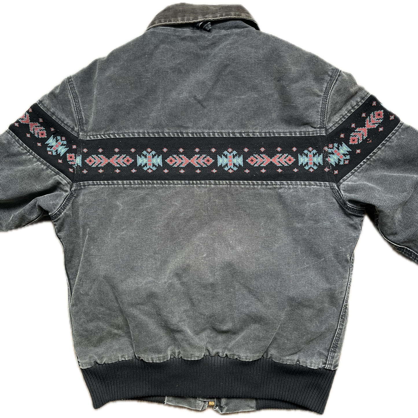 Carhartt Aztec Santa Fe Jacket  90s Grey - M