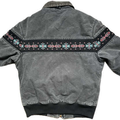 Carhartt Aztec Santa Fe Jacket  90s Grey - M