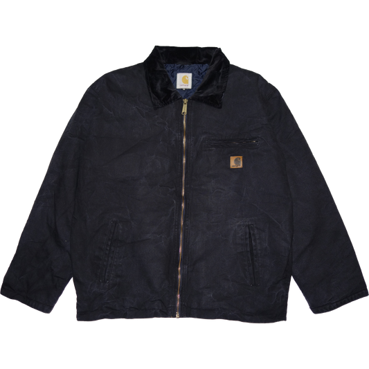 Carhartt Rework Detroit Jacket Black Faded M