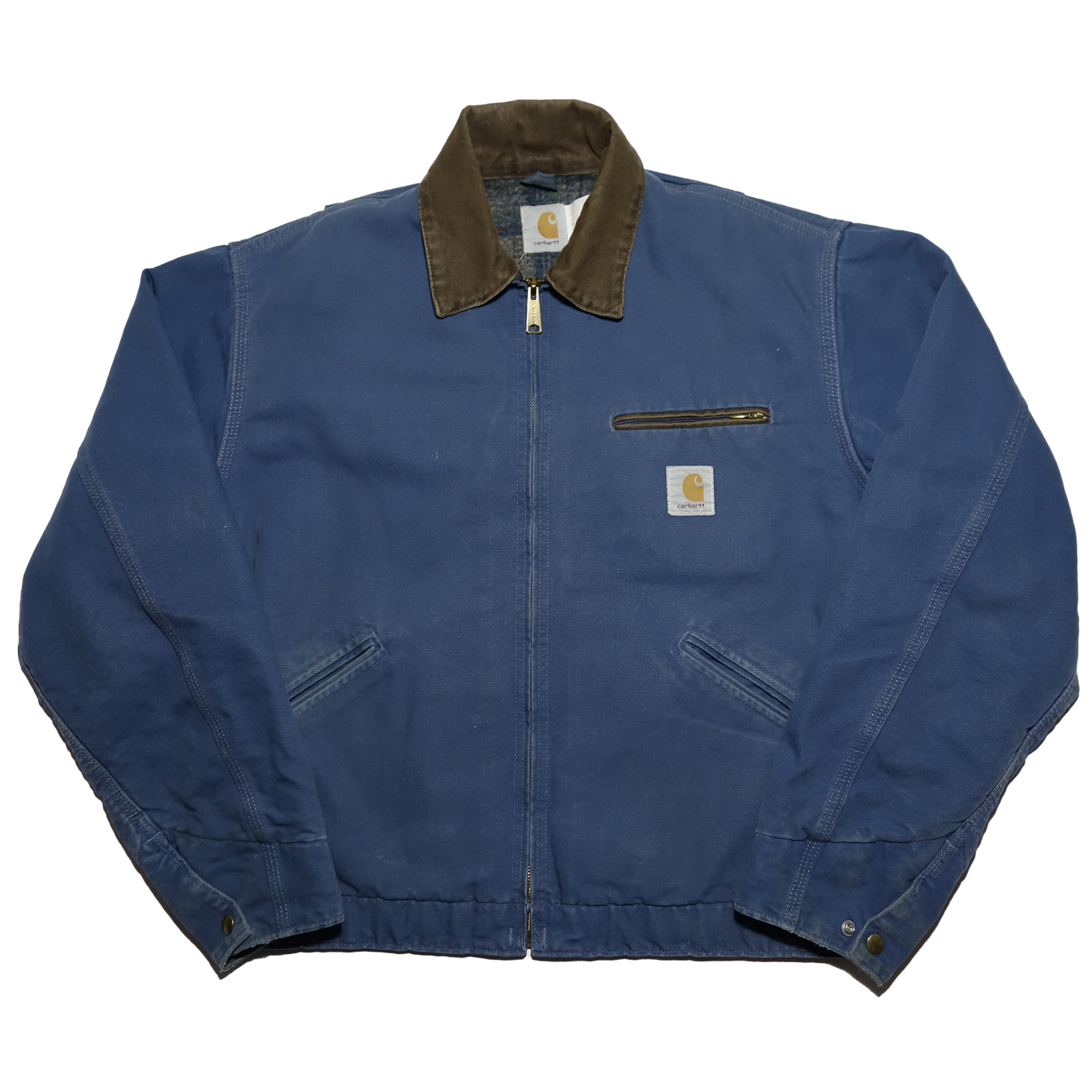 Vintage 90s Carhartt Detroit Jacket Blue - L – 99Revive