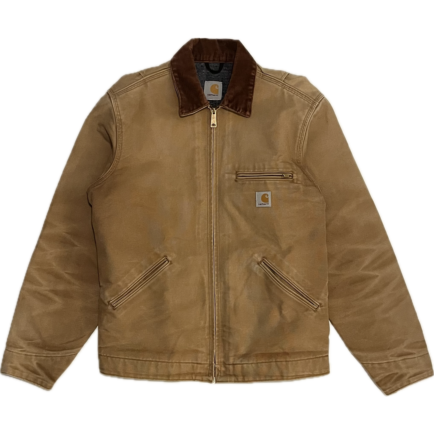 Carhartt Detroit Jacket Beige/Brown- L