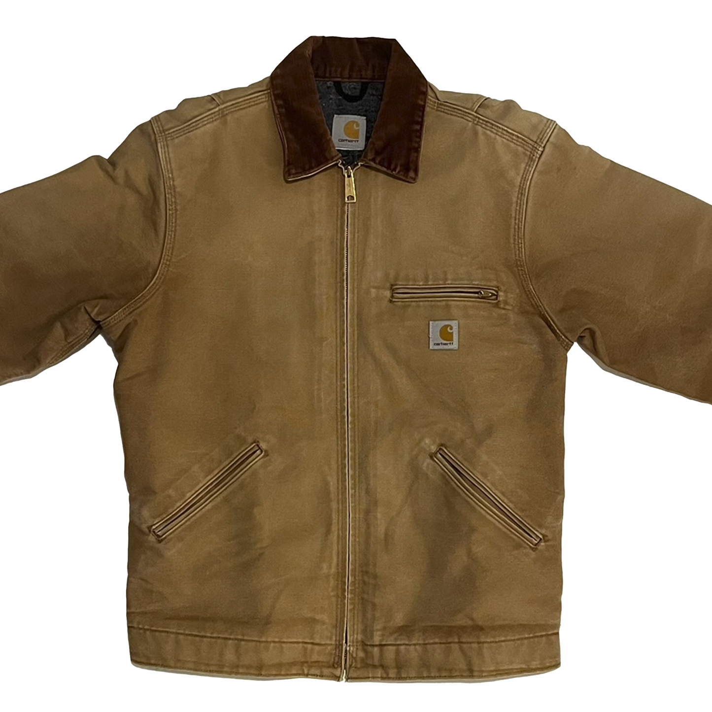 Carhartt Detroit Jacket Beige/Brown- L