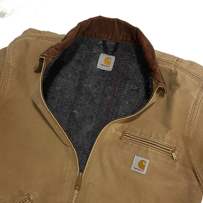 Carhartt Detroit Jacket Beige/Brown- L