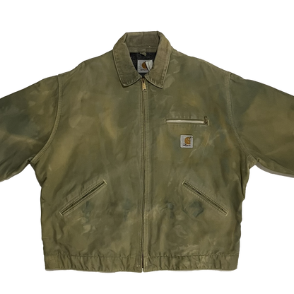 Carhartt Detroit Jacket 90s Green Dyed- M