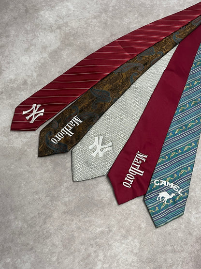 Random vintage embroidered ties
